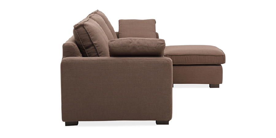 Thomas Fabric Sofa 3Seater With Ottoman